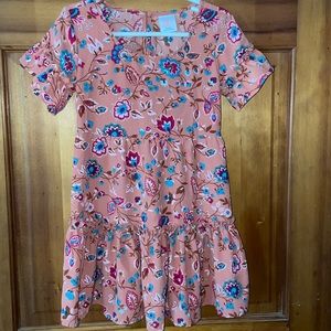 Wonder Nation girls casual floral dress